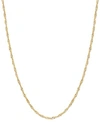 MACY'S 18 30 SINGAPORE CHAIN NECKLACES IN 14K GOLD