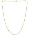 Giani Bernini Square Snake Link Chain Necklace Collection In 18k Gold Plated Sterling Silver Created For Macys In Gold Over Silver