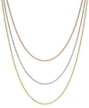 MACY'S SPARKLE CHAIN NECKLACE 16 24 1 1 2MM IN 14K YELLOW GOLD WHITE GOLD ROSE GOLD