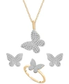 WRAPPED DIAMOND PAVE BUTTERFLY JEWELRY COLLECTION CREATED FOR MACYS