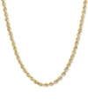 Macy's 18 22 Diamond Cut Rope Chain Necklace 2 1 2mm In 14k Gold White Gold Or Rose Gold In White Gold