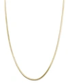 Giani Bernini Snake Chain Necklaces In 18k Gold Plated Sterling Silver Created For Macys In Yellow Gold