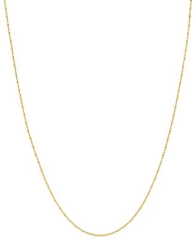 GIANI BERNINI SQUARE BEAD FANCY LINK CHAIN NECKLACE COLLECTION IN STERLING SILVER 18K GOLD PLATED STERLING SILVER 