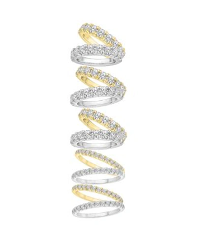 Macy's Certified Diamond Pave Band In 14k White Gold Or Yellow Gold