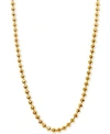 ALEX WOO BEADED BALL CHAIN NECKLACES IN 14K GOLD