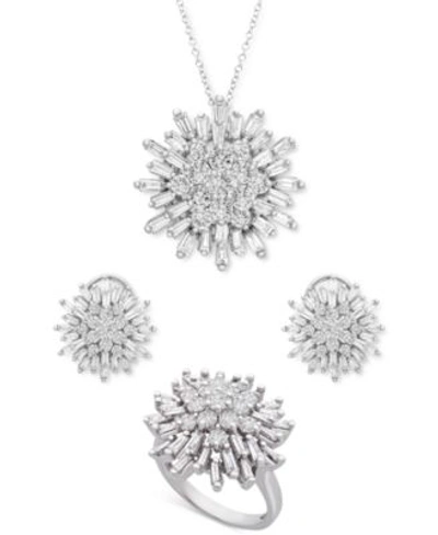 Wrapped In Love Diamond Starburst Jewelry Collection In 14k White Gold Created For Macys