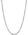 GIANI BERNINI ROUNDED BOX LINK CHAIN NECKLACE 18 22 IN STERLING SILVER OR 18K GOLD PLATED OVER STERLING SILVER