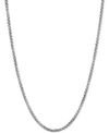 Giani Bernini Rounded Box Link Chain Necklace 18 22 In Sterling Silver Or 18k Gold Plated Over Sterling Silver In Silver