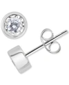 Macy's Diamond Bezel Stud Earrings 1 4 To 1 2 Ct. T.w. In 14k White Yellow Or Rose Gold In Rose Gold