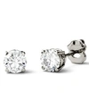 CHARLES & COLVARD MOISSANITE STUD EARRINGS 1 2 CT. T.W. 3 CT. T.W. DIAMOND EQUIVALENT IN 14K WHITE OR YELLOW GOLD