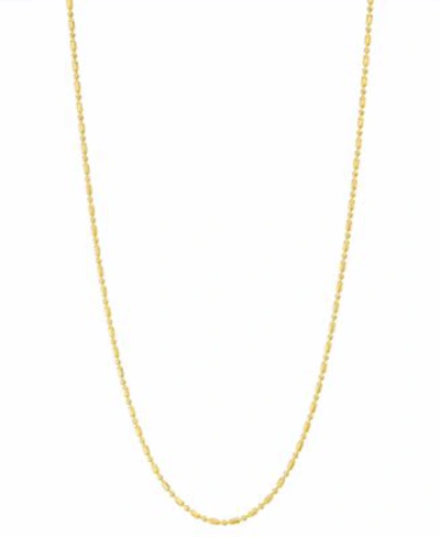 Macy's Sparkle Rope 18" Chain Necklace (2mm) In 14k Gold In Yellow Gold
