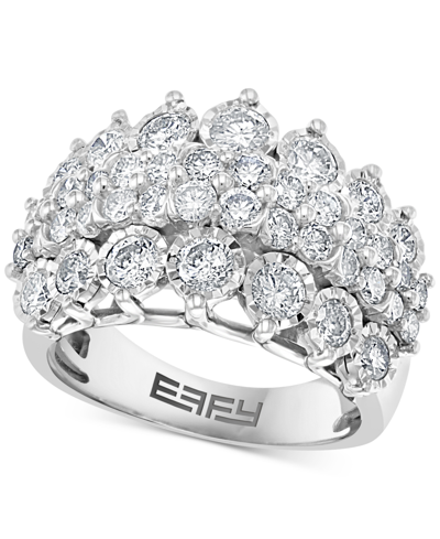 Effy Collection Effy Diamond Cluster Ring (2-3/8 Ct. T.w.) In 14k White Gold