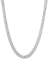 Giani Bernini Flat Curb Link Chain Necklace 18 24 In Sterling Silver Or 18k Gold Plated Silver Silver In Silver