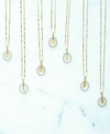 Wrapped Diamond Initial Pendant Necklace 1 10 Ct. T.w. Collection In 14k Gold Created For Macys In Yellow Gold