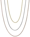 Macy's Sparkle Chain Necklace 16 24 1 1 2mm In 14k Yellow Gold White Gold Rose Gold In Rose Gold