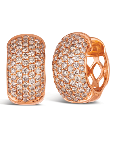 Le Vian Earrings Featuring (1-1/3 Ct. T.w.) Nude Diamond Set In 14k Rose Gold. In K Strawberry Gold