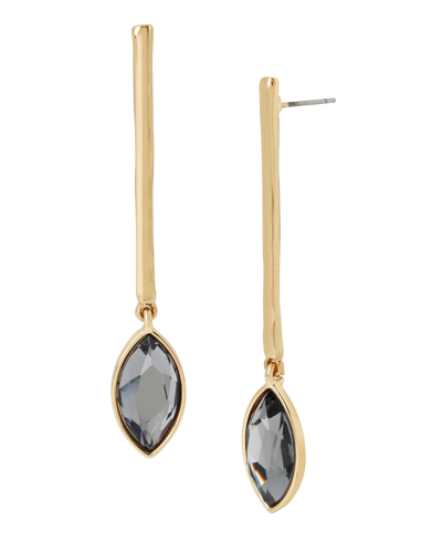 Robert Lee Morris Soho Women's Stone Dangle Earrings In Black Diamond
