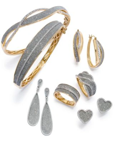 Macy's All That Glitters Diamond Jewelry Collection In Sterling Silver