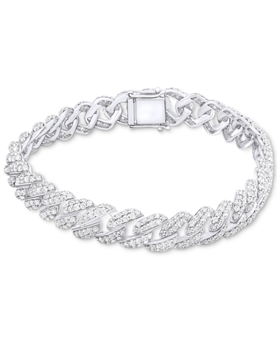 Badgley Mischka Lab Grown Diamond Link Bracelet (6-1/4 Ct. T.w.) In 14k White Gold
