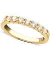 Macy's Seven Diamond Band Rings In 14k Gold In Yellow Gold