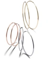 MACY'S ENDLESS HOOP EARRING COLLECTION IN 14K GOLD WHITE GOLD ROSE GOLD