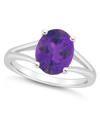 MACY'S WOMEN'S AMETHYST (2-1/2 CT.T.W.) RING IN STERLING SILVER