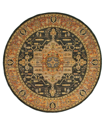 Jhb Design Andorra Heriz 1'10" X 3'2" Area Rug In Gold
