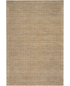 Nourison Marana Mnn01 Coffee 6'6" X 9'6" Area Rug In Coffee