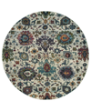 Jhb Design Journey Catalan 2'3" X 8' Runner Rug In Stone