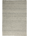 Calvin Klein Ck940 Riverstone Gray And Ivory 8' X 10' Area Rug In Grey/ivory
