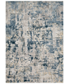 Surya Quatro Qua-2303 Denim 6'7" X 9'6" Area Rug In Denim