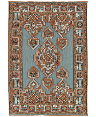 Tamara Day Warwick Tdw016 5' X 7'3" Area Rug In Terracotta