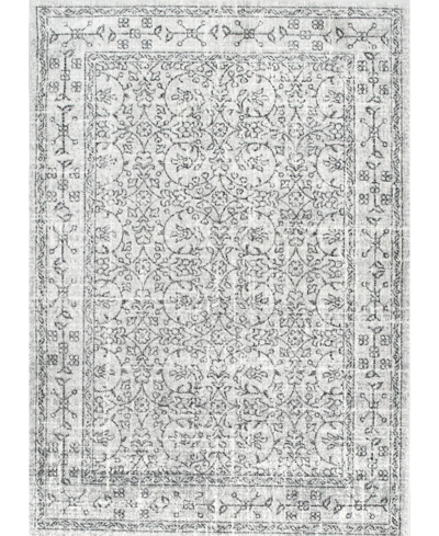 Nuloom Bodrum Vintage-inspired Waddell 6'7" X 9' Area Rug In Gray