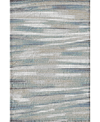 Portland Textiles Closeout!  Urban Exposure Shamoli Blue 5' X 7'6" Area Rug In Blue