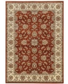 Km Home Closeout  Pesaro Meshed Brick Area Rug Collection In Red