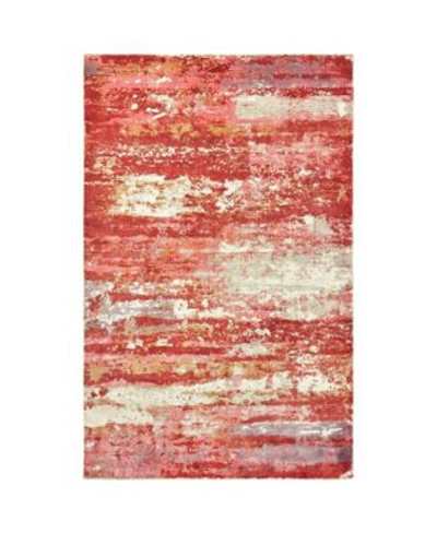 Jhb Design Creation Cre04 Pink Area Rug In Red