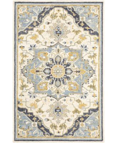 Jhb Design Garden Gar02 Blue Rug