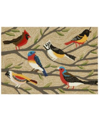 Liora Manne Front Porch Indoor Outdoor Birds Multi Area Rug