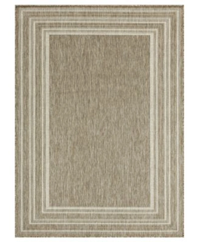 Nicole Miller Patio Country Layla Area Rug In Cream/blue