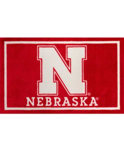 Luxury Sports Rugs Nebraska Colnb Red Area Rug