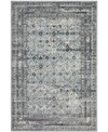 D Style Basilic Bas7 Area Rug In Navy