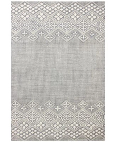 Bb Rugs Nico Nic 150 Gray Area Rug In Grey