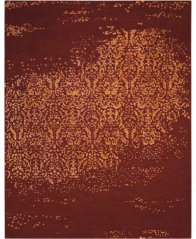 Nourison Opaline Opa08 Cinnabar Rug