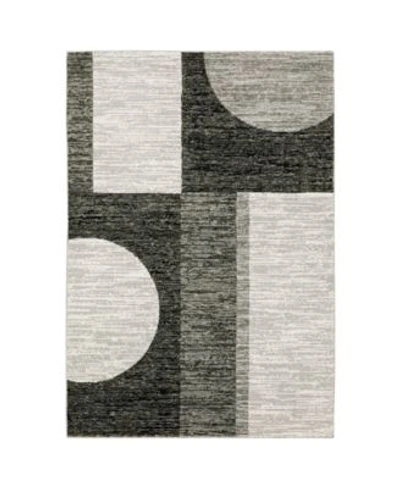Jhb Design Piazza Pzz06 Area Rugs In Charcoal