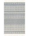 Surya Farmhouse Tassels Fts 2304 Denim Rug In Denim