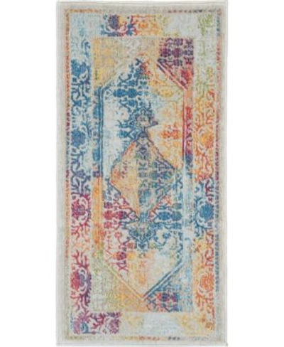 Nourison Ankara Global Anr04 Ivory Rug