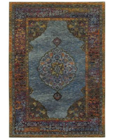 Jhb Design Journey Ardebil Blue Area Rugs