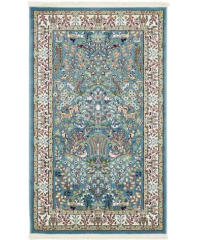 Bayshore Home Zara Zar7 Area Rug Collection In Burgundy