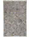Simply Woven Londyn R0818 Gray Area Rug In Gray