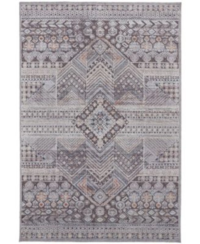 Simply Woven Edwardo R39gd Area Rug In Ivory
